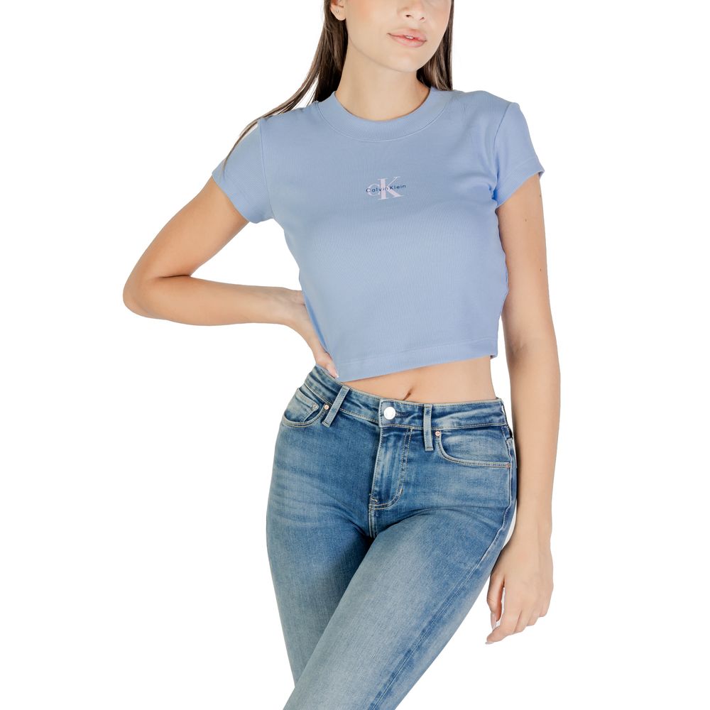 Blue Cotton T-Shirt