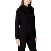 Black Viscose Hoodie