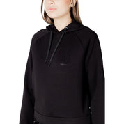 Black Viscose Hoodie