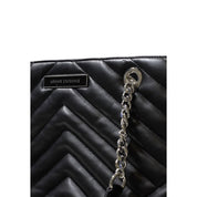 Black Polyester Handbag