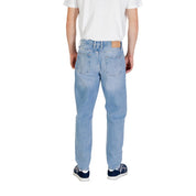 Light Blue Recycled Cotton Slim Fit Jeans