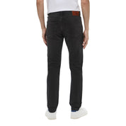 Black Cotton Skinny Jeans