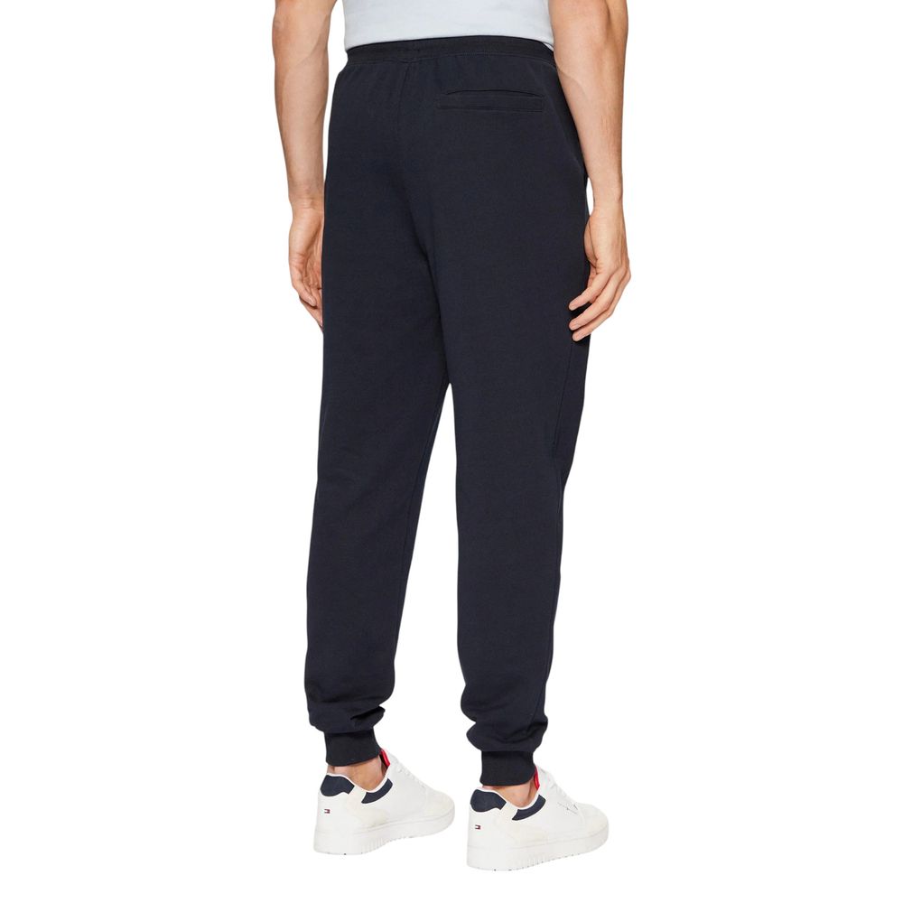 Blue Cotton Joggers (Workout Pants)