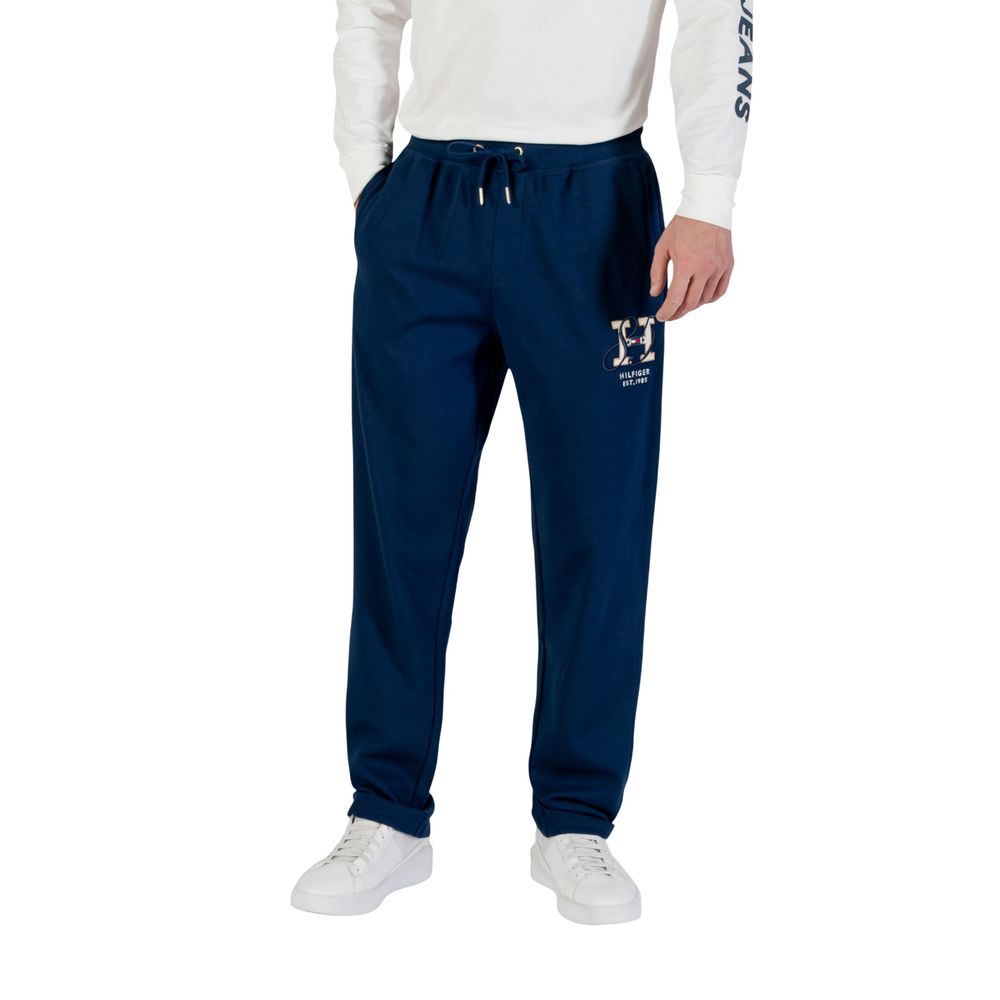 Blue Recycled Cotton Joggers (Workout Pants)