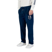 Blue Recycled Cotton Joggers (Workout Pants)