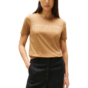 Brown Recycled Cotton T-Shirt