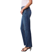 Blue Cotton Mom Jeans