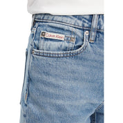 Blue Recycled Cotton Mom Jeans