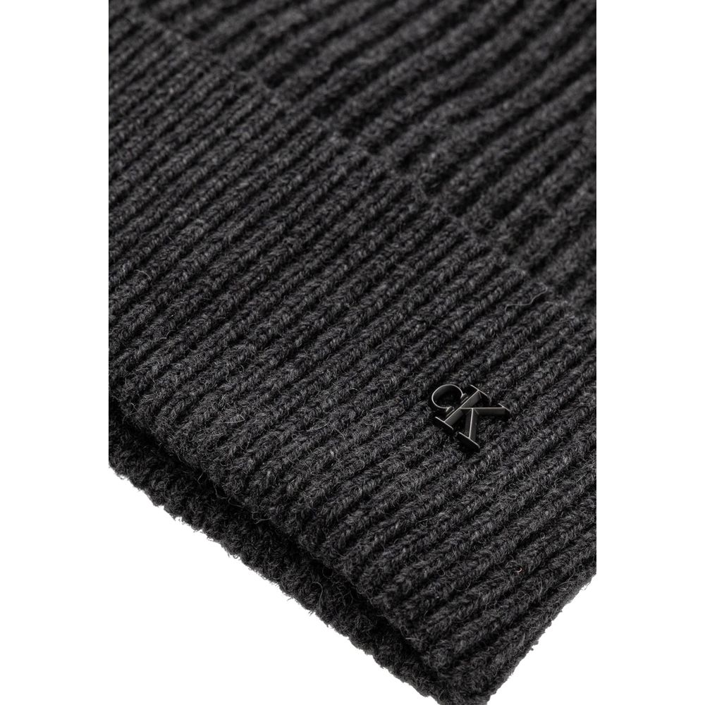 Gray Wool Cap (Baseball Hat)