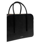 Black Leather Handbag