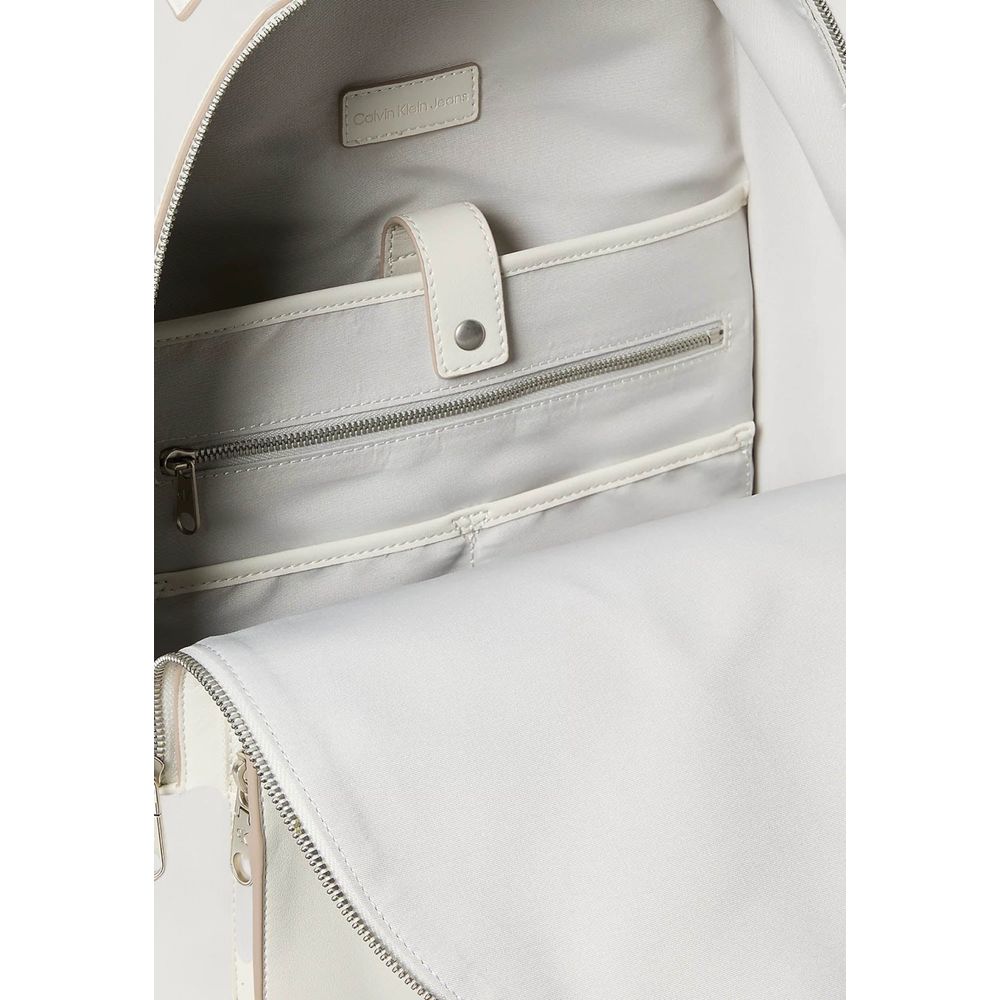 White Polyethylene Backpack