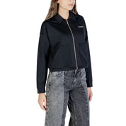 Black Polyamide Sweatshirt