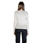 Cream Cotton Long Sleeve T-Shirt