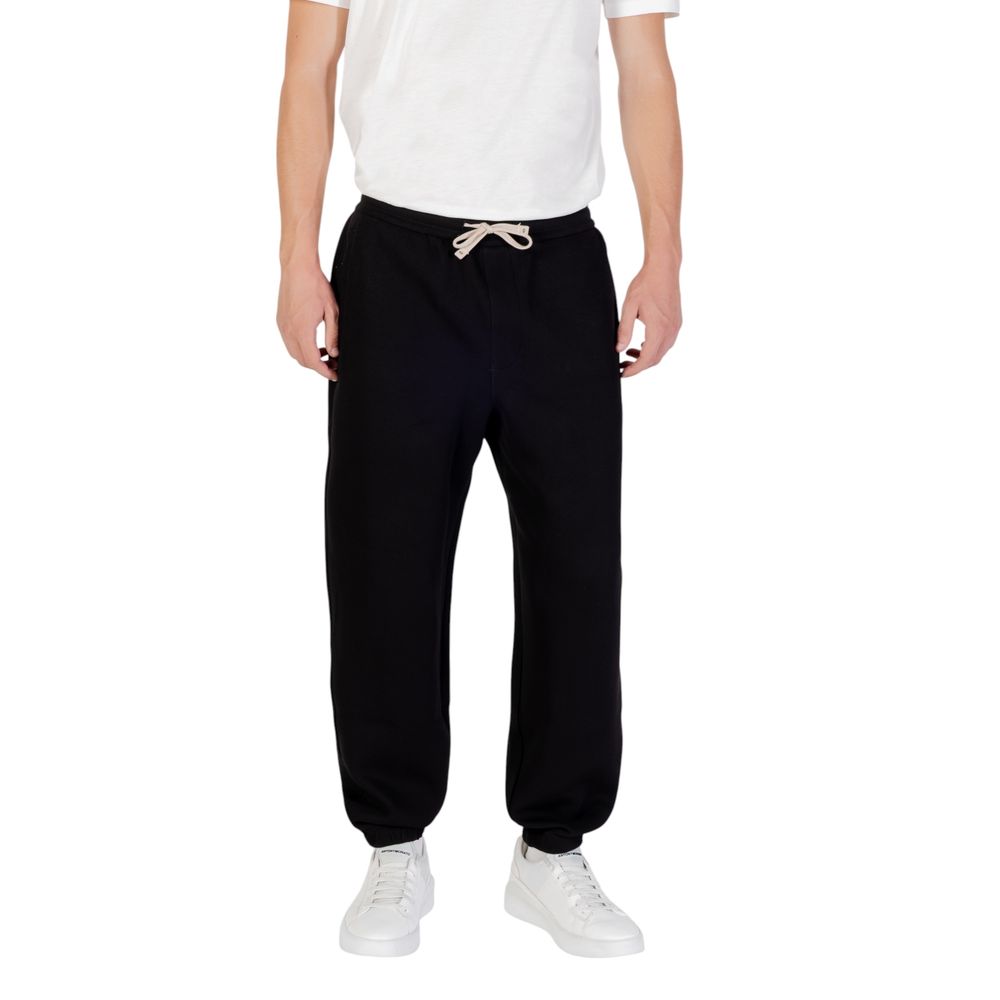 Black Cotton Joggers (Workout Pants)