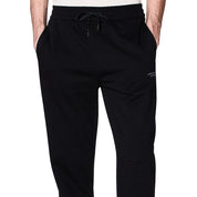 Black Cotton Joggers (Workout Pants)