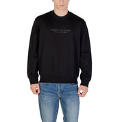 Black Cotton Sweatshirt