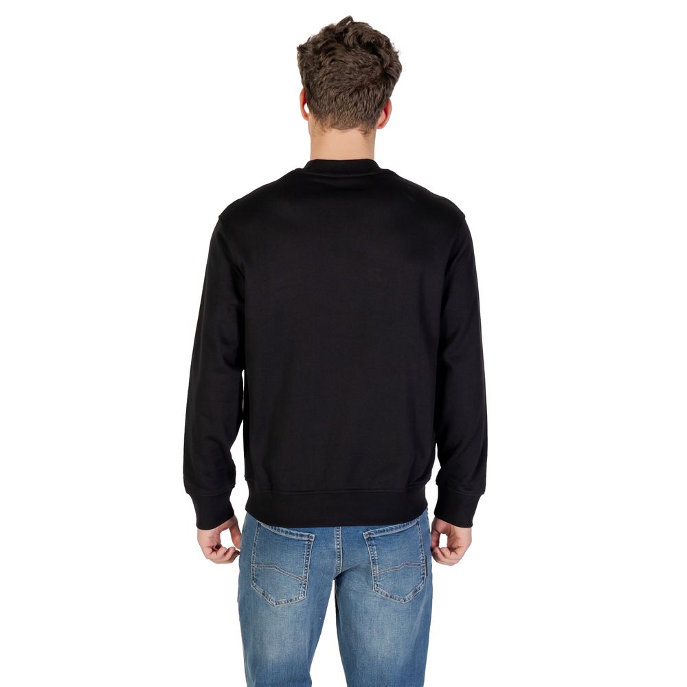 Black Cotton Sweatshirt