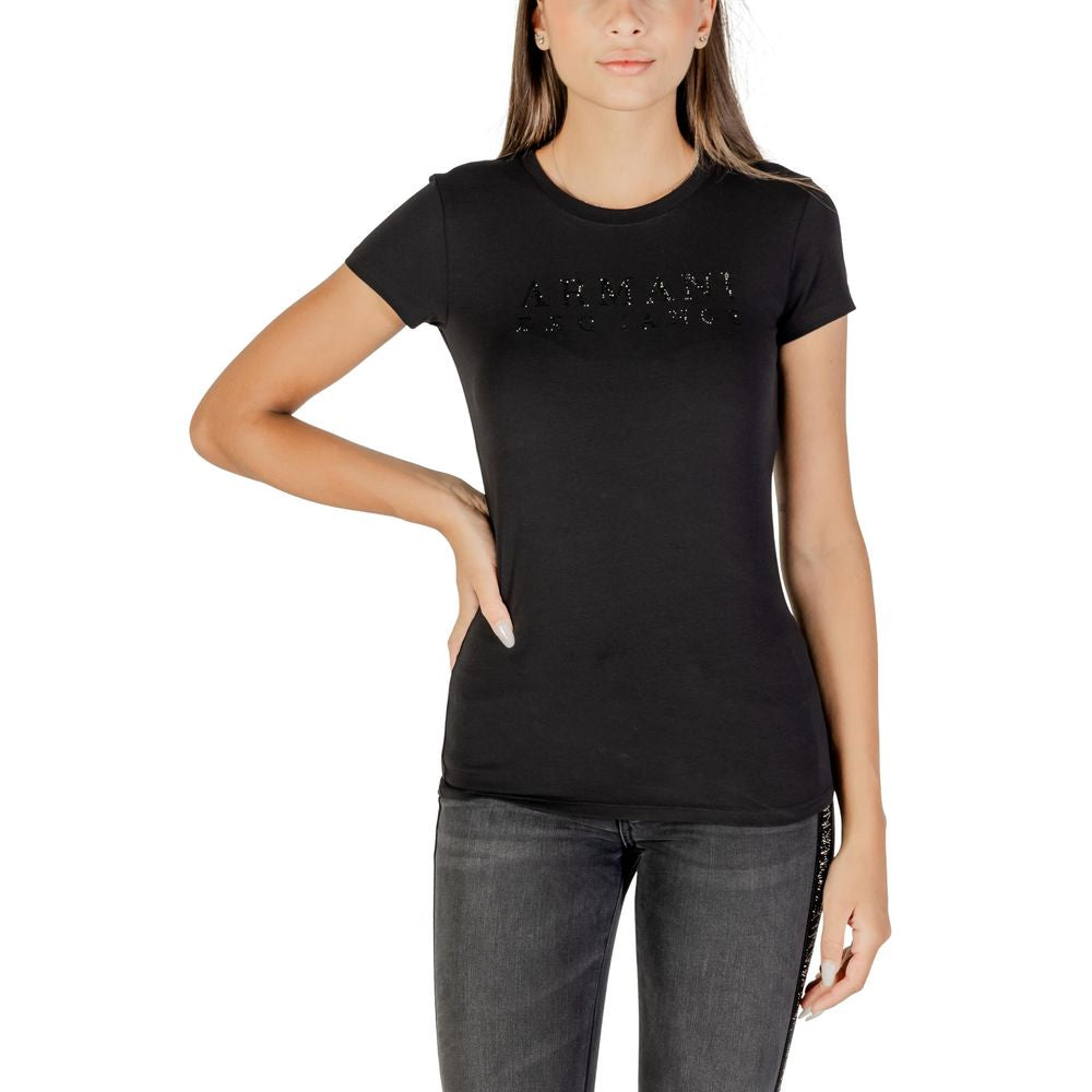 Black Cotton T-Shirt