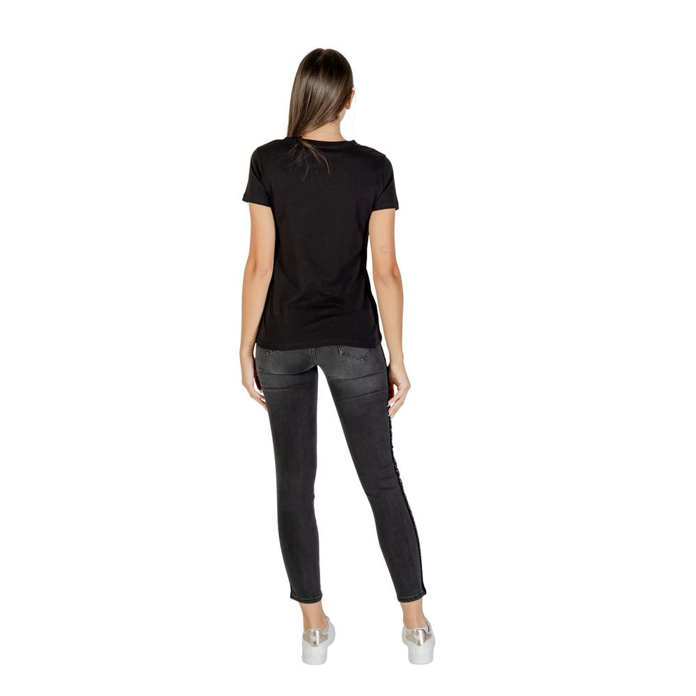 Black Cotton T-Shirt