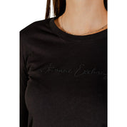 Black Cotton Long Sleeve T-Shirt
