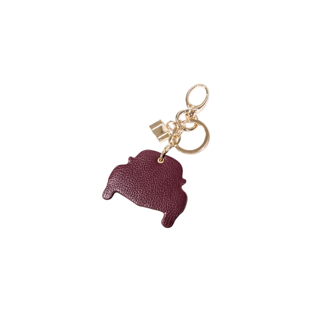 Purple Polyethylene Keychain