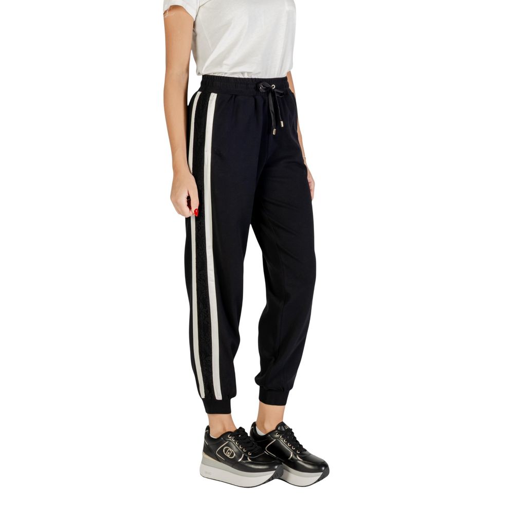 Black And White Cotton Joggers (Workout Pants)