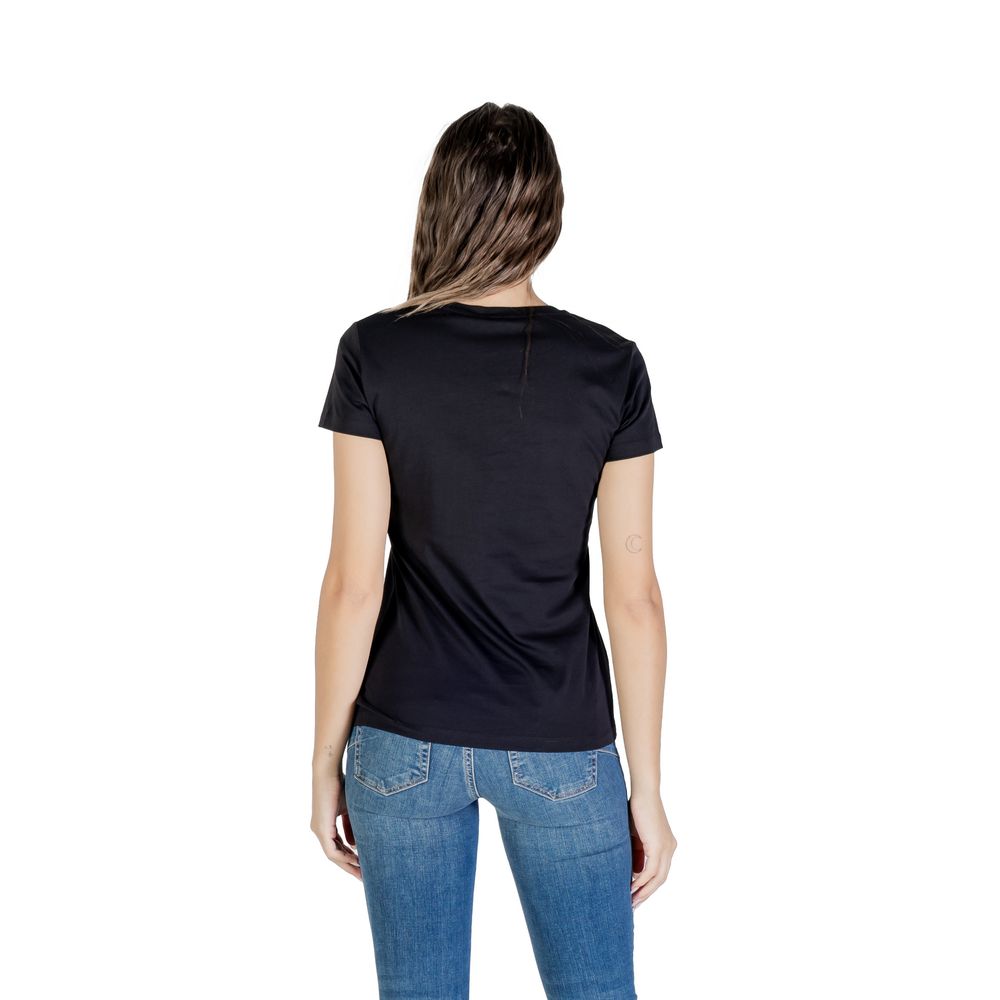 Black Cotton T-Shirt