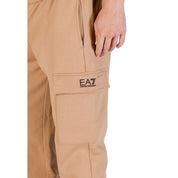 Beige Cotton Joggers (Workout Pants)