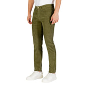 Green Cotton Skinny Jeans
