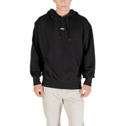 Black Cotton Hoodie