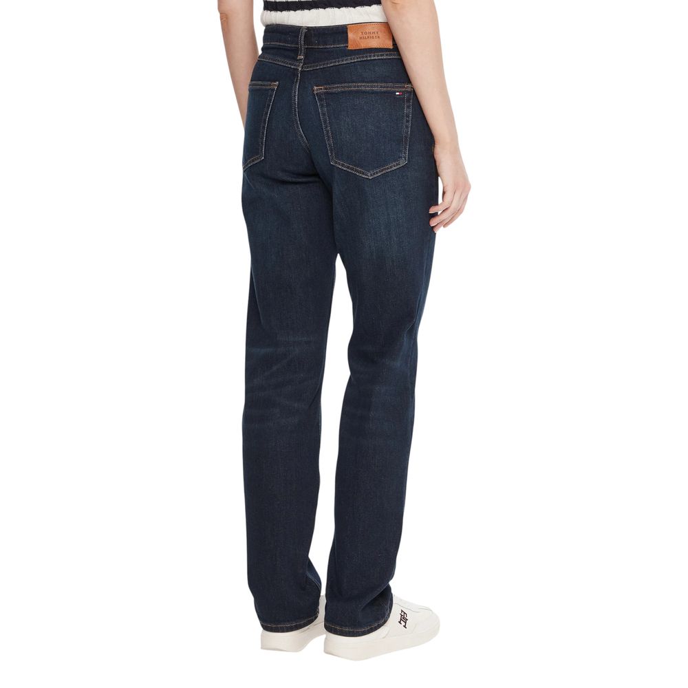 Blue Recycled Cotton Mom Jeans
