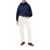 Blue Recycled Cotton Hoodie