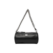 Black Artificial Leather Handbag