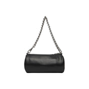Black Artificial Leather Handbag