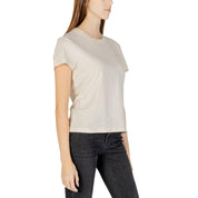 Beige Cotton T-Shirt