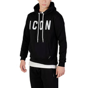 Black And White Cotton Hoodie