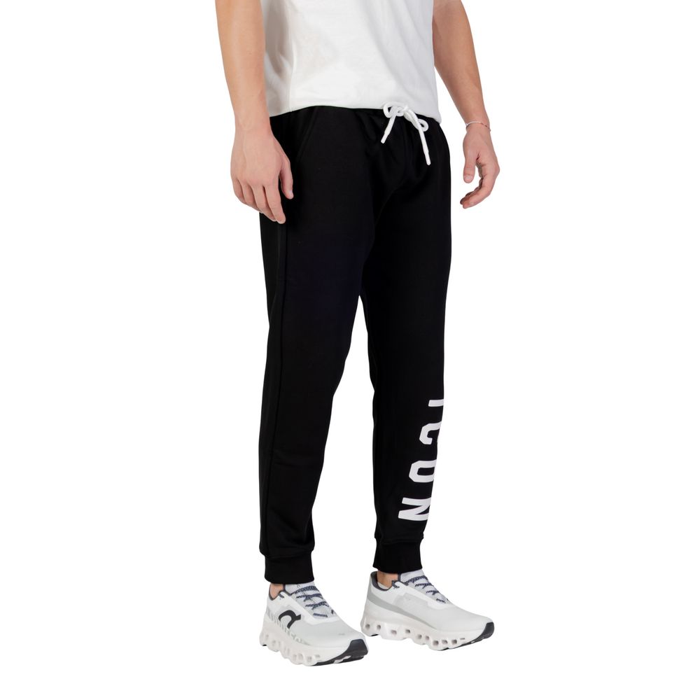 Black Cotton Joggers (Workout Pants)