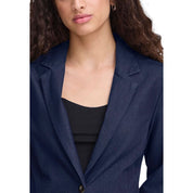 Blue Cotton Blazer
