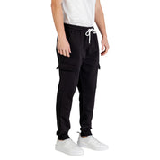 Black Cotton Joggers (Workout Pants)