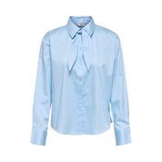 Blue Cotton Blouse