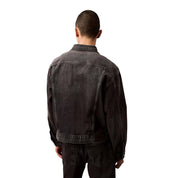 Black Cotton Denim Jacket