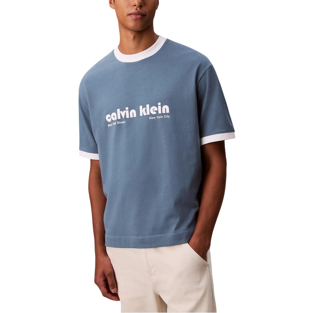 Blue Cotton T-Shirt
