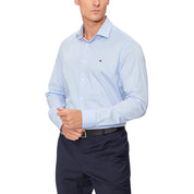 Blue Organic Cotton Dress Shirt