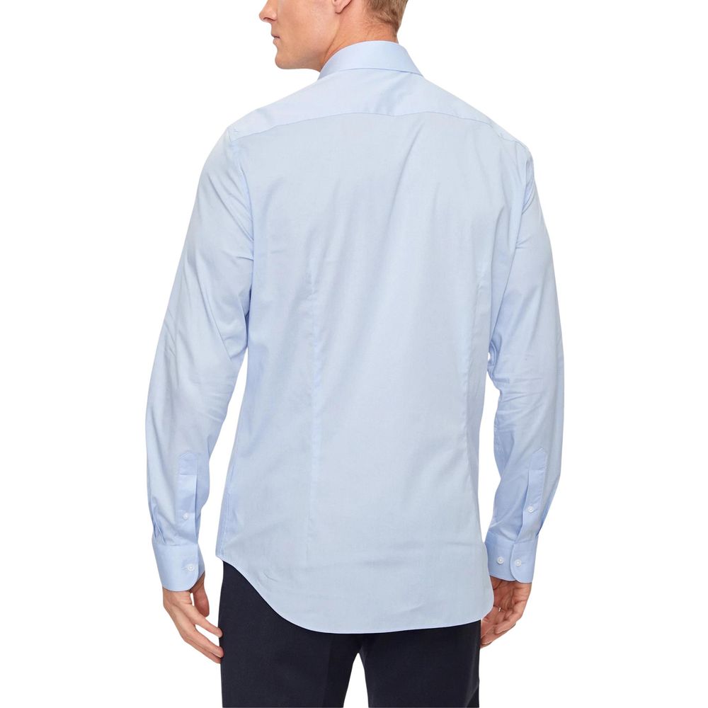 Blue Organic Cotton Dress Shirt