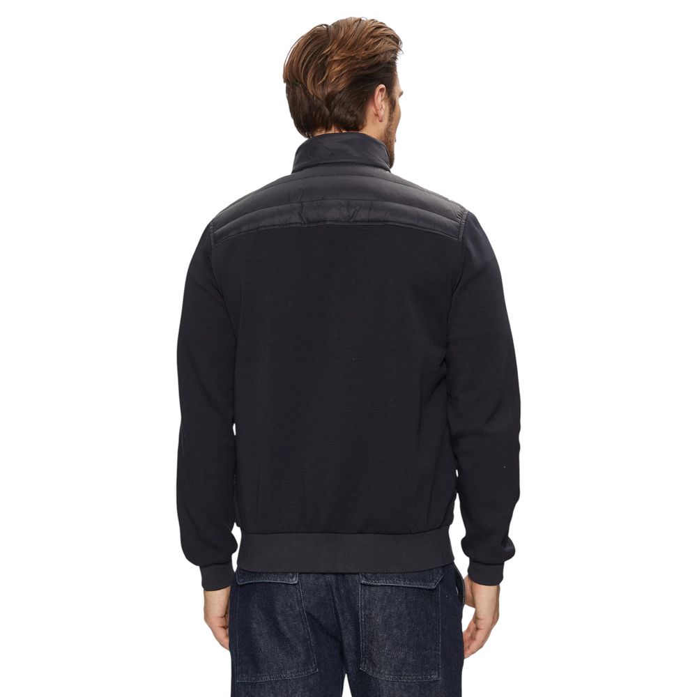 Blue Recycled Cotton Coat