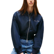 Blue Recycled Polyester Bomber
