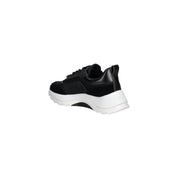 Black Leather Athletic Sneakers