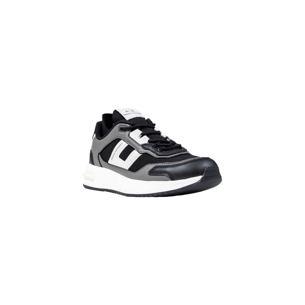 Bicolor Polyester Athletic Sneakers
