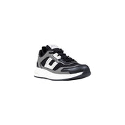 Bicolor Polyester Athletic Sneakers