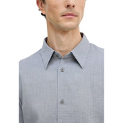 Black And White Cotton Dress Shirt